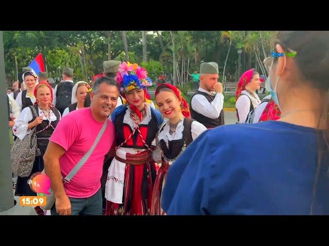 ⁣Se realizó la ceremonia inaugural del séptimo festival internacional del folklore.