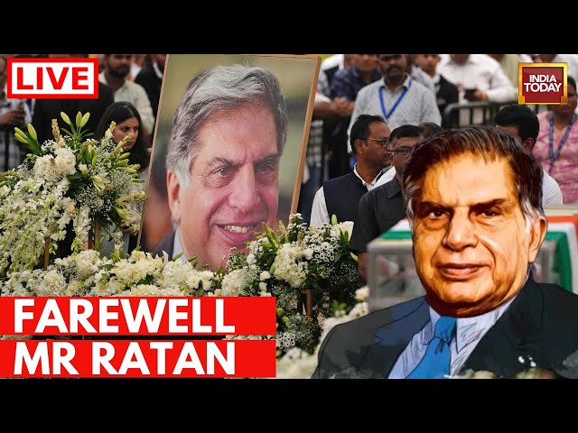 ⁣LIVE | Ratan Tata Last Rites: Ratan Tata Cremated With State Honours | Ratan Tata Funeral