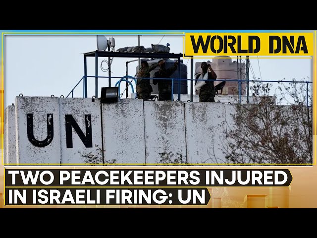 ⁣UN Official Says Israeli Fire Wounded Two Peacekeepers In Lebanon | World DNA | English News | WION