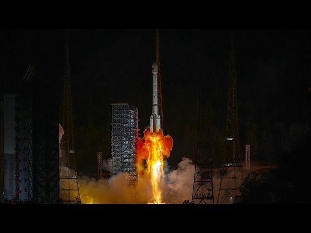 ⁣China launches third high-orbit internet services satellite