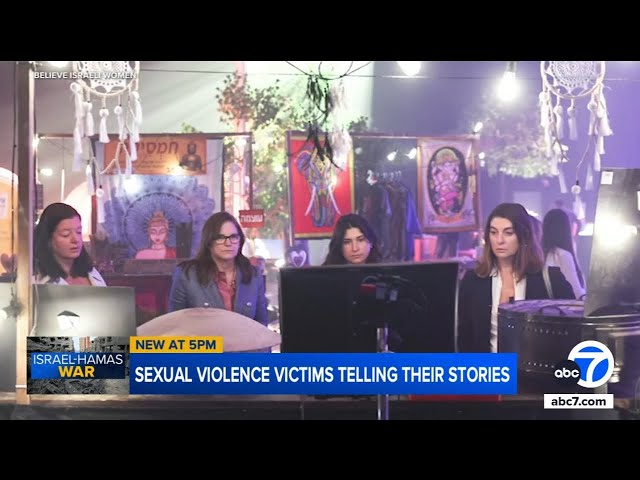 ⁣New exhibit tells story of sexual violence during 10/7 Hamas attack