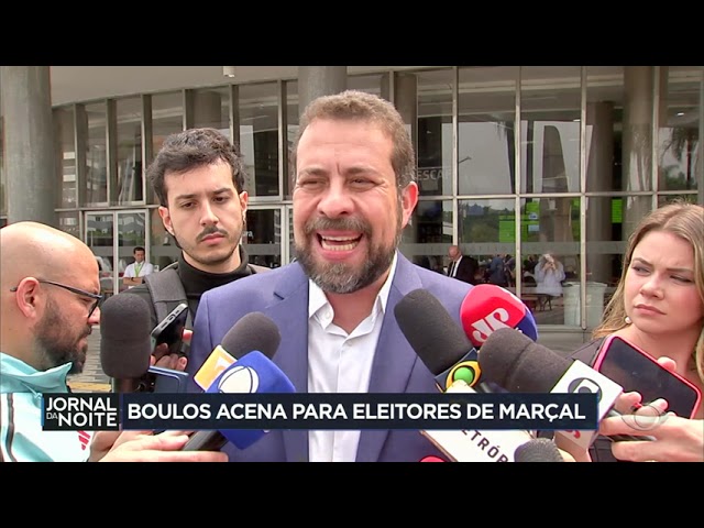 ⁣Boulos acena para eleitores de Marçal; Nunes faz campanha em comércio