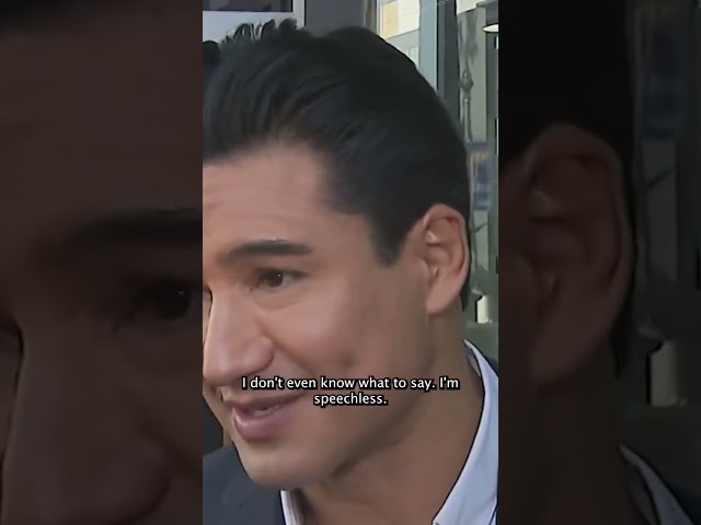 ⁣Mario Lopez receives star on the Hollywood Walk of Fame