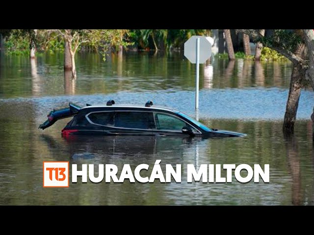 ⁣Así fue el destructivo paso del Huracán Milton en Estados Unidos