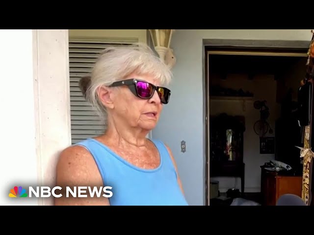 ⁣'I'm heartbroken': Florida family returns home after Hurricane Milton