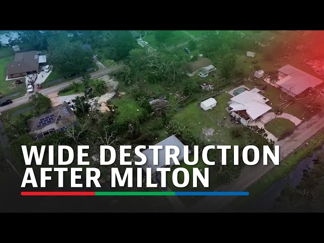 ⁣Milton leaves trail of destruction