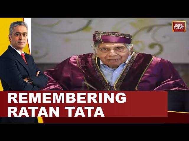 ⁣Rajdeep Sardesai Live: Remembering Ratan Tata | Narayan Murthy Pays Homeage | Live News