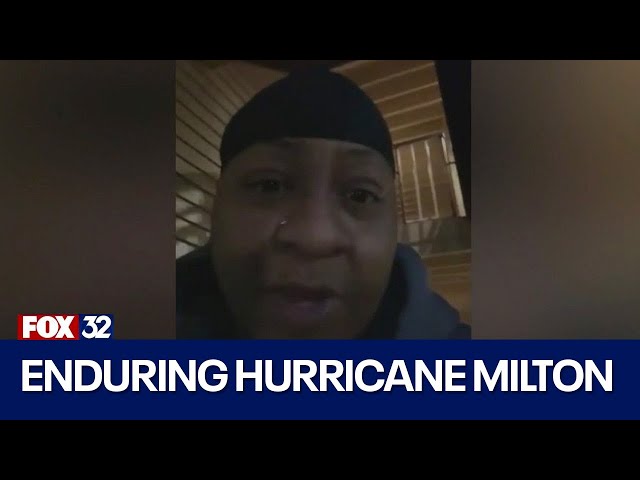 ⁣Chicago native endures Hurricane Milton after not being able to evacuate