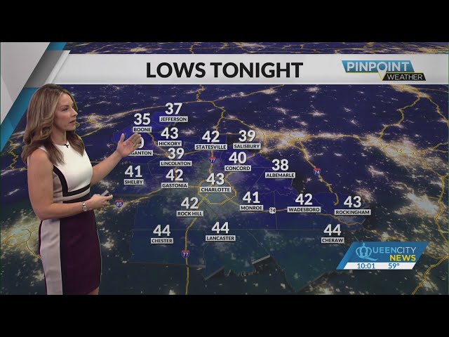 ⁣Frost Advisory for mountain counties as temperatures drop