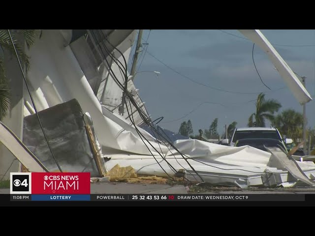 ⁣Hurricane Milton left a trail of destruction in Bradenton