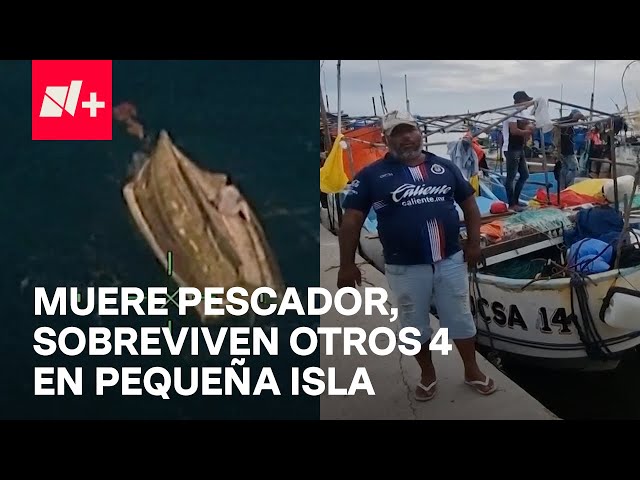 Pescador muere esperando ayuda; Otros cuatro sobreviven en una pequeña isla - En Punto