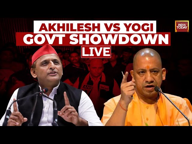 ⁣LIVE: Showdown Between Akhilesh Yadav and Yogi Govt Over Barricading Of JP Narayan Centre | UP News