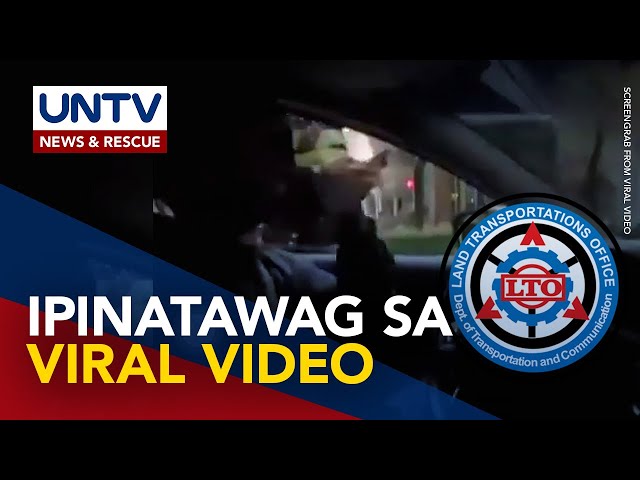 ⁣Driver na umano’y nagmaneho ng lasing at sinadya ang traffic violation, pinagpapaliwanag ng LTO