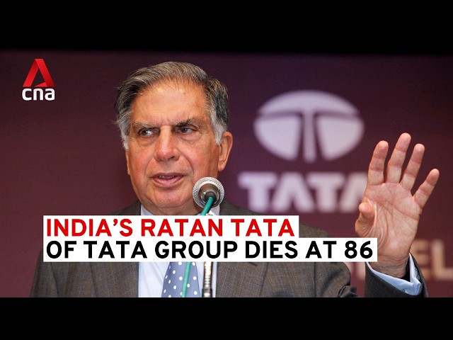 ⁣Indian business leader Ratan Tata dies at 86