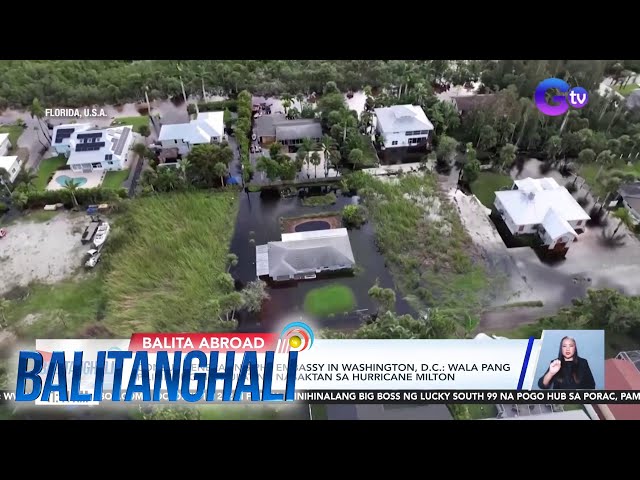 ⁣Hurricane Milton, nagdulot ng matinding pinsala | Balitanghali