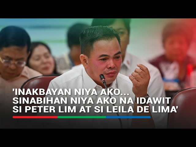 ⁣Kerwin Espinosa claims Dela Rosa coerced him to implicate De Lima in drug trade