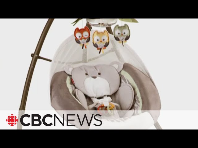 ⁣Fisher-Price recalls 100,000 baby swings in Canada for suffocation risk