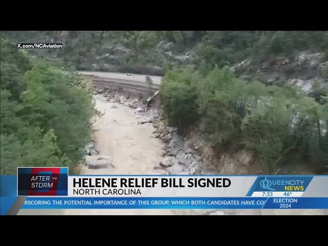 ⁣Relief bill signed, money to be allocated