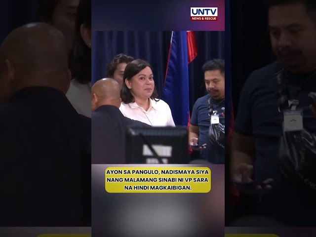 ⁣PBBM sa pahayag ni VP Sara na hindi sila tunay na magkaibigan: ‘Maybe I was deceived’