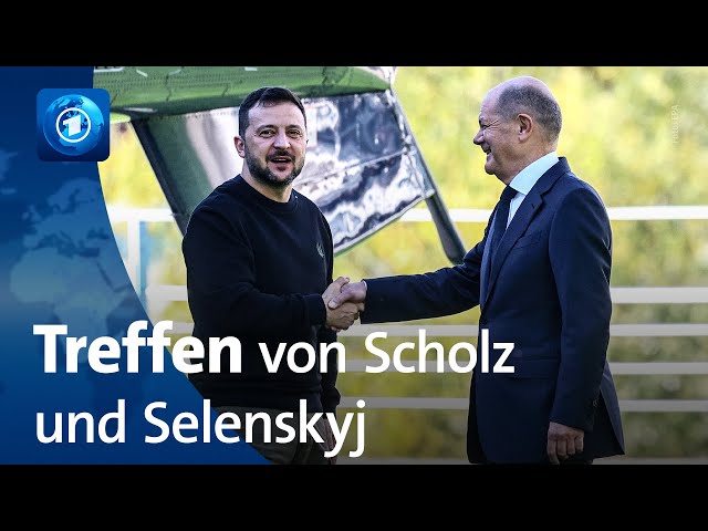 ⁣Selenskyj in Berlin: Scholz sichert Ukraine weitere umfassende Militärhilfe zu