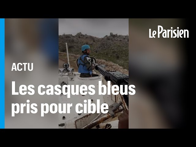 ⁣Des casques bleus au Liban blessés par des tirs israéliens