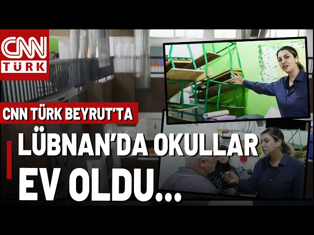 ⁣Gazze Değil Lübnan! İşte Beyrut'taki Barınma Merkezleri... CNN TÜRK Sahadan Bildiriyor