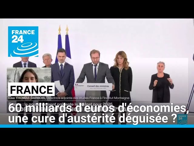 ⁣Budget 2025 : 60 milliards d'euros d'économies, une cure d'austérité déguisée ? • FRA