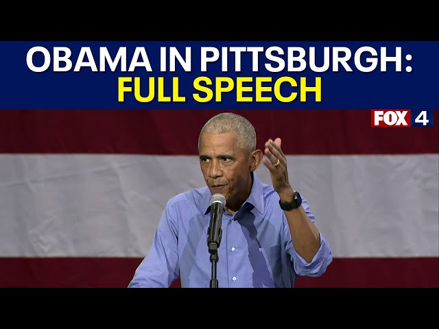 ⁣Barack Obama in Pittsburgh, PA: FULL SPEECH