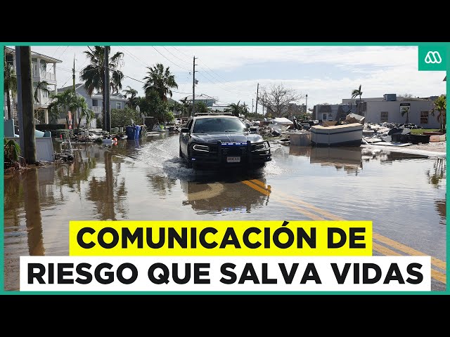 ⁣Comunicación de riesgo que salva vidas: La importancia de evacuar zonas en peligro