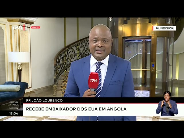 ⁣PR João Lourenço - Recebe embaixador dos EUA em Angola