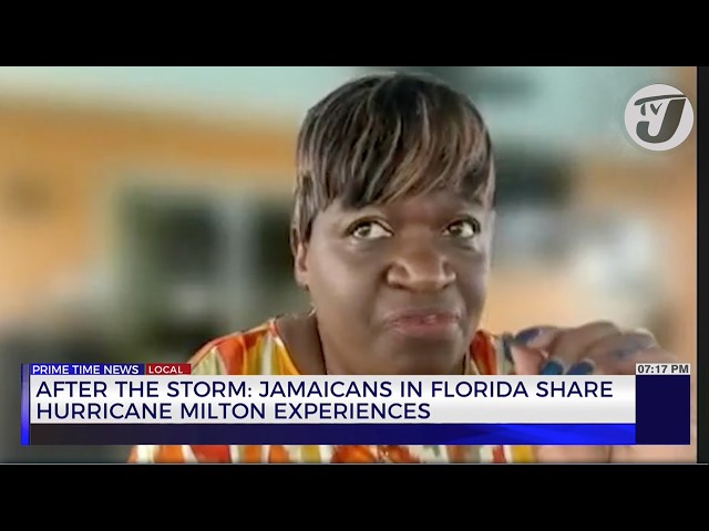 ⁣After the Storm; Jamaicans in Florida Share Hurricane Milton Experiences | TVJ News