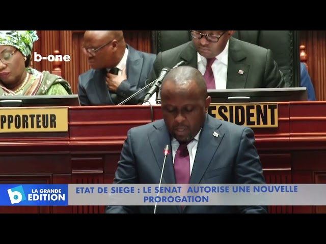 ⁣Etat de siège: Le Sénat autorise une nouvelle prorogation