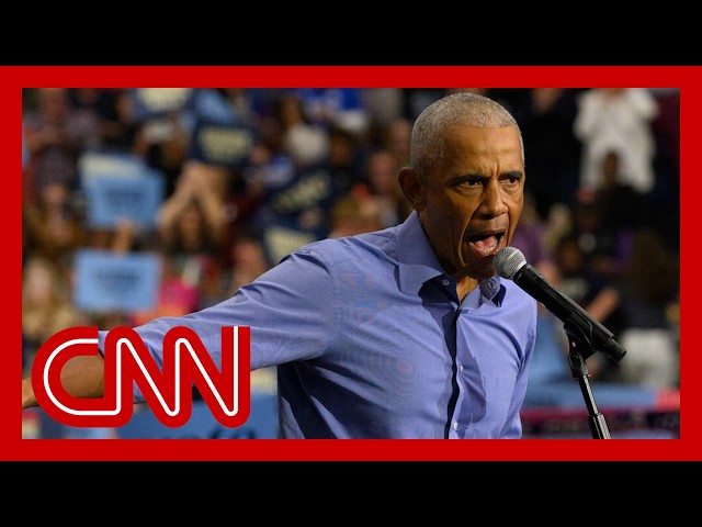 ⁣An emotional Obama makes his harshest case yet against Trump at Pittsburgh rally