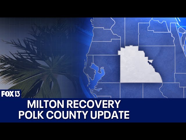 ⁣Hurricane Milton recovery: Polk County update