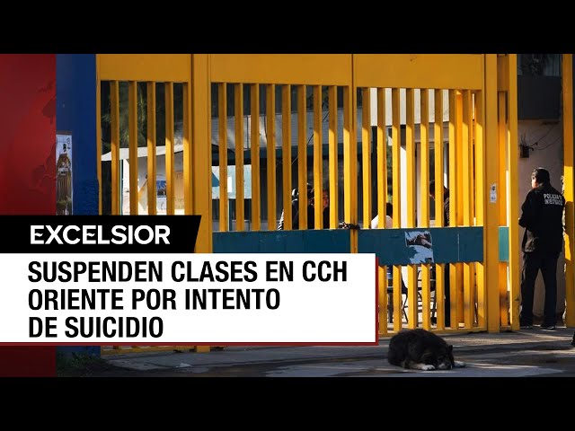 Suspenden clases en CCH Oriente por alumno herido con navaja