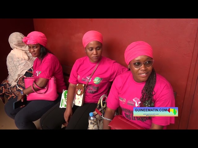 ⁣Lutte contre le cancer (col de l’utérus et du sein): la LONAGUI avec les femmes rurales de Guinée