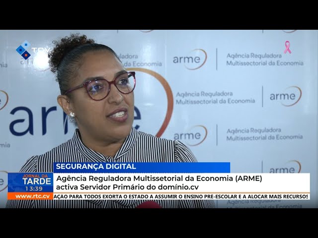 ⁣Agência Reguladora Multissetorial da Economia (ARME) ativa Servidor Primário do domínio.cv