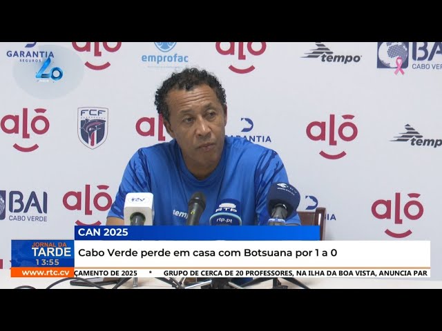 ⁣Qualificação CAN 2025:  Cabo Verde perde em casa com Botsuana por 1 a 0