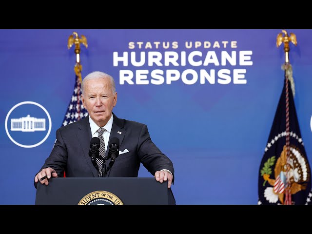 ⁣Watch Live: Biden gives update on federal response to Hurricanes Milton and Helene | CBS News