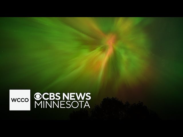 ⁣Northern lights stun stargazers across Minnesota