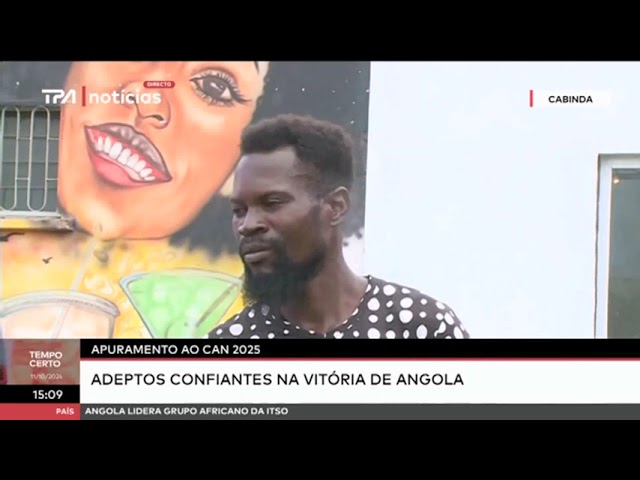 ⁣Apuramento ao CAN 2025 adeptos confiantes na vitória de Angola