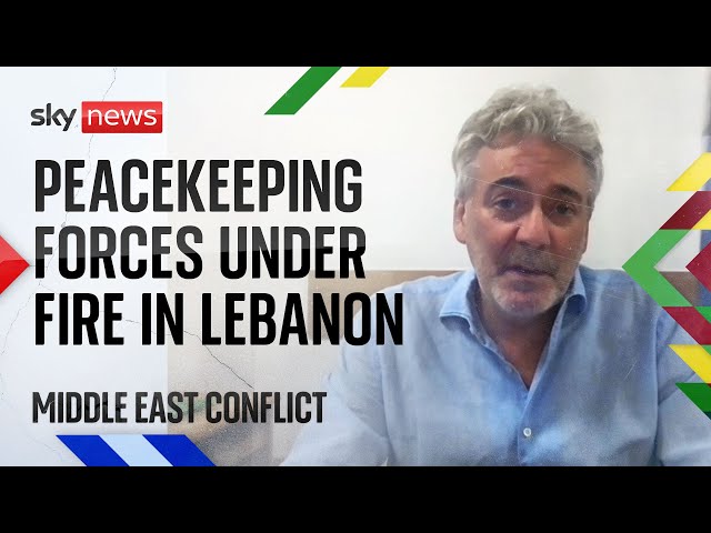 ⁣"Are you saying this is a war crime?" UNIFIL spokesperson Andrea Tenenti speaks to Sky