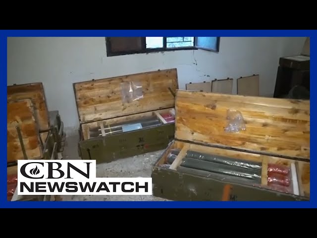 ⁣Israeli Forces Find Hezbollah Weapon Caches | CBN NewsWatch - October 11, 2024