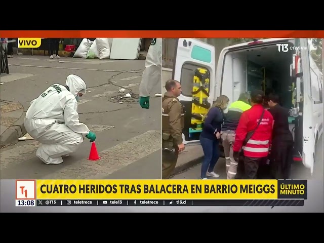 ⁣Cuatro heridos tras balacera en barrios Meiggs 2 en estado grave