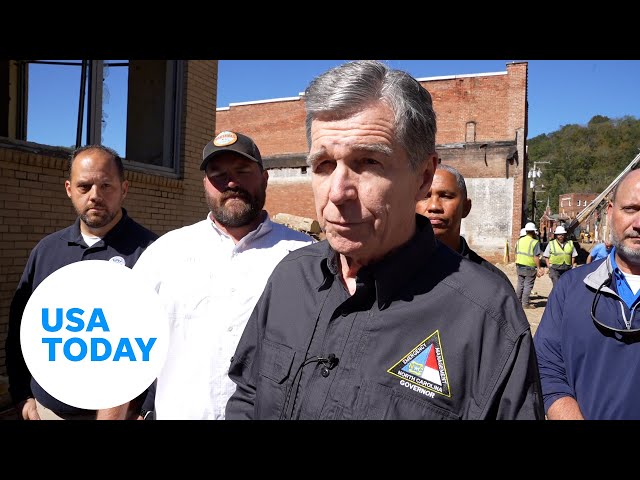 ⁣'Water is a big issue': Gov. Cooper gives update on Helene recovery