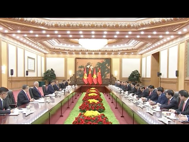 ⁣Xi Jinping meets senior Vietnamese official in Beijing