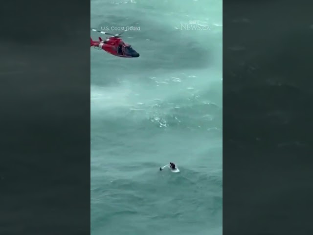 ⁣Man clinging to cooler off coast of Fla. rescued