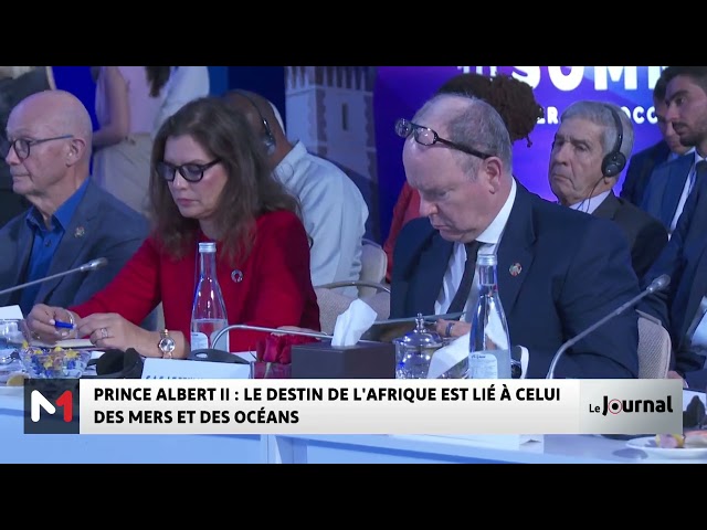 ⁣Prince Albert II : le destin de l´Afrique est lié à celui des mers et des océans