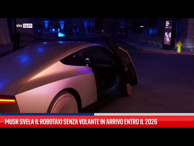 ⁣Il nuovo robotaxi di Tesla