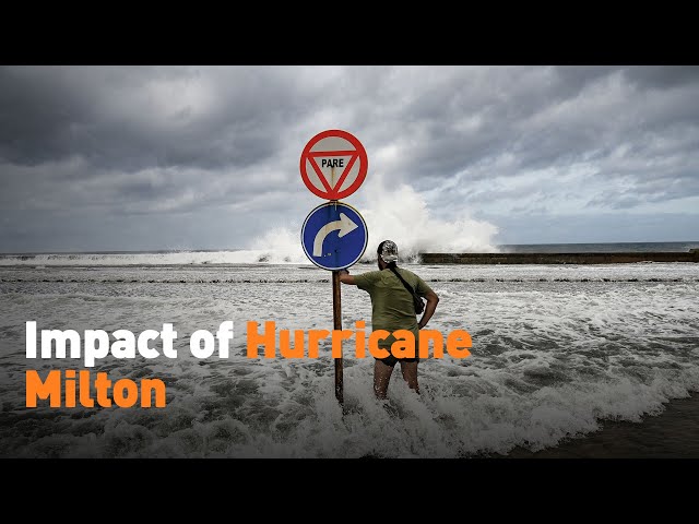 ⁣Impact of Hurricane Milton